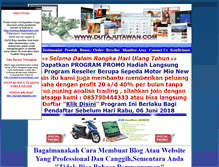 Tablet Screenshot of dutajutawan.com